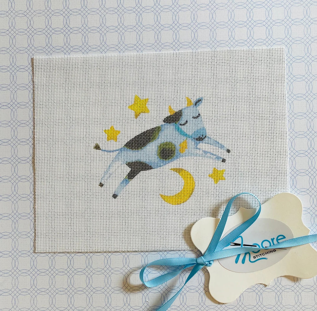 Nursery Rhymes Cow Jumped Over Canvas