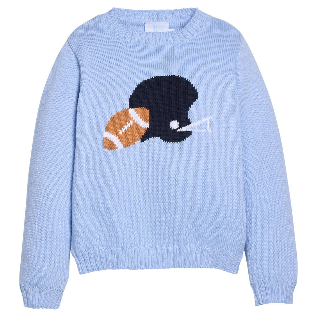 Intarsia Sweater - Football Helmet