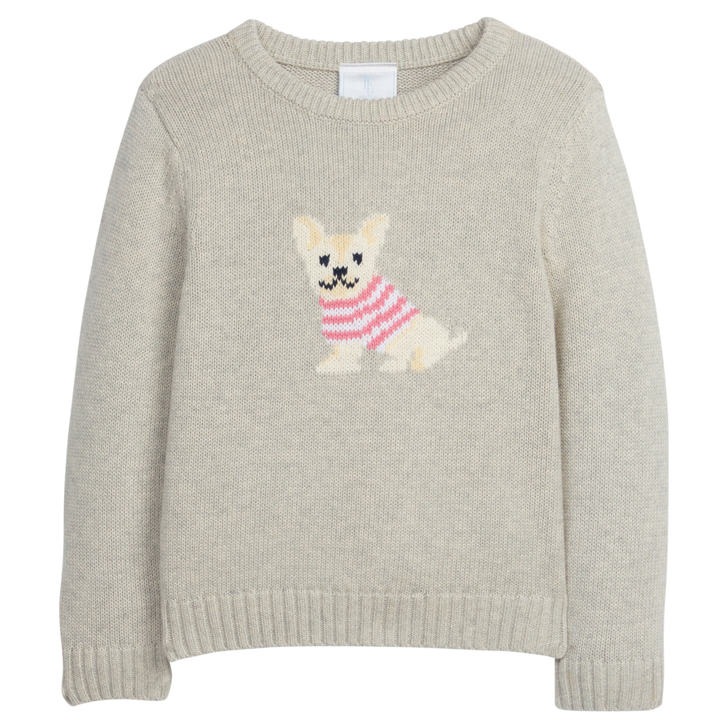 Intarsia Sweater Girl Frenchie PRE-ORDER