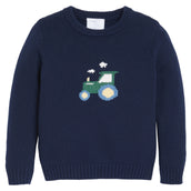 Intarsia Sweater Tractor