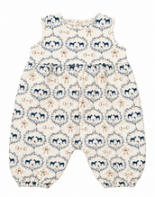 Sleeveless Rebecca Romper Quilted Horse Bits and Bows Palmetto Pearl