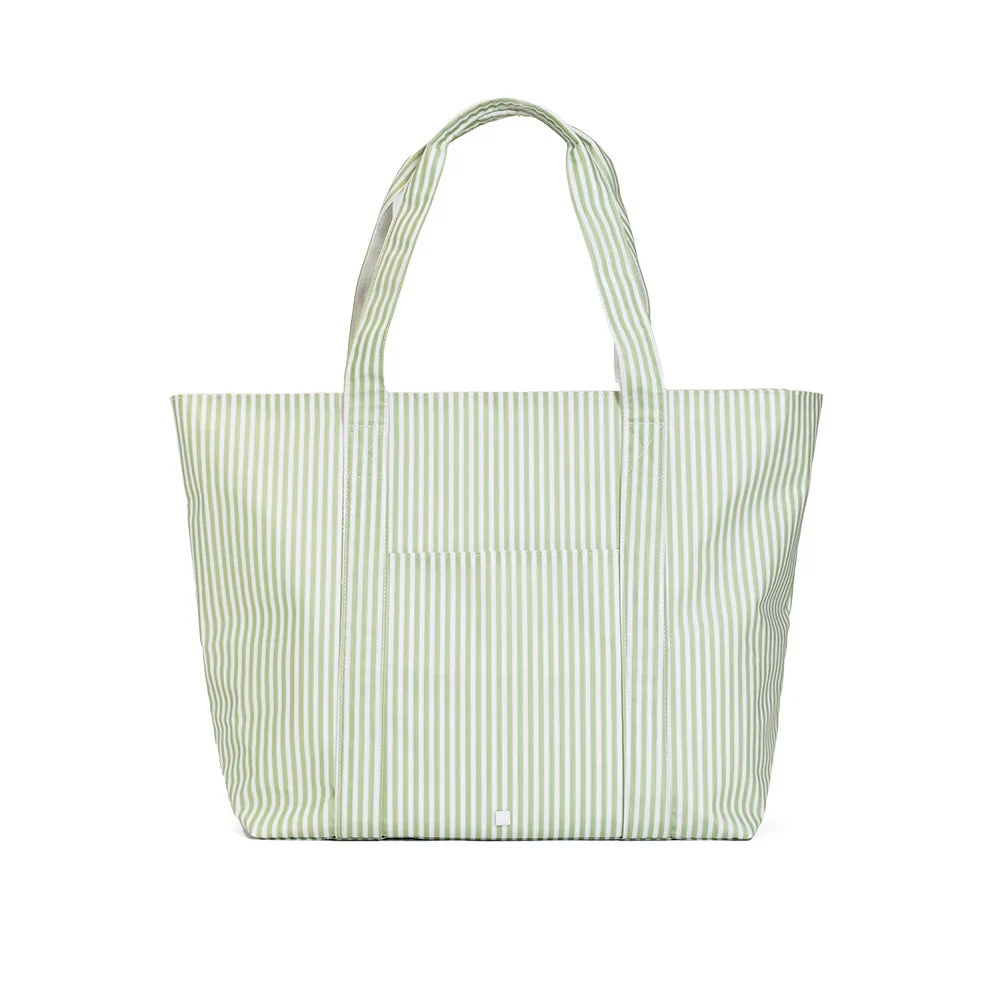 Jumbo Extra Large Tote - Pimlico Stripe Sage