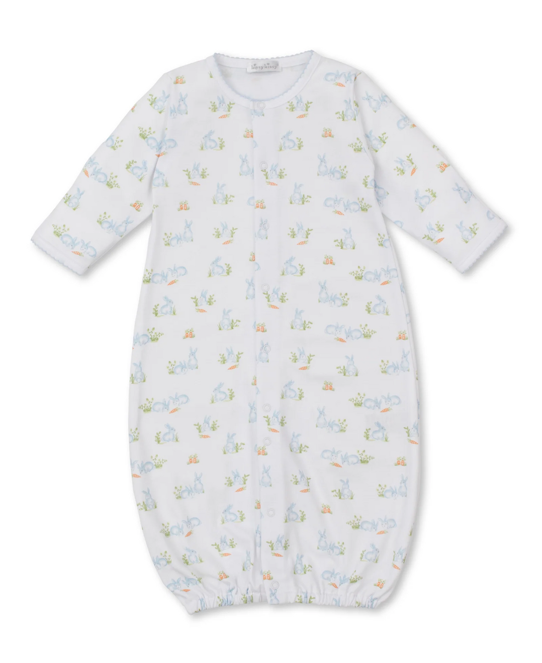 Baby Bunny Patch Blue Converter Gown