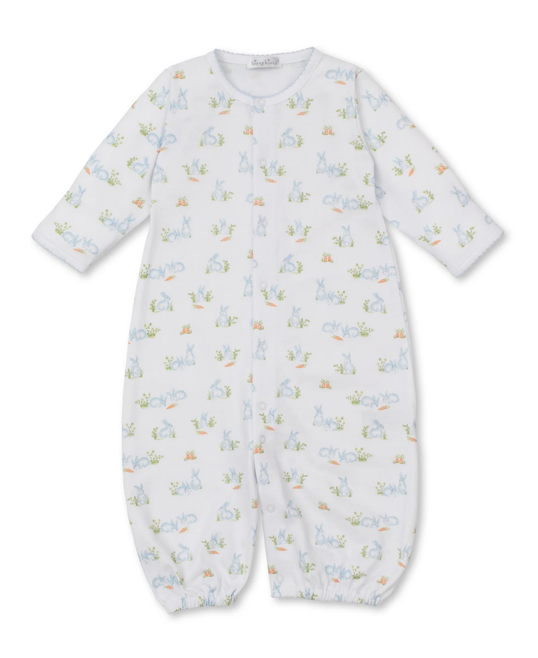 Baby Bunny Patch Blue Converter Gown