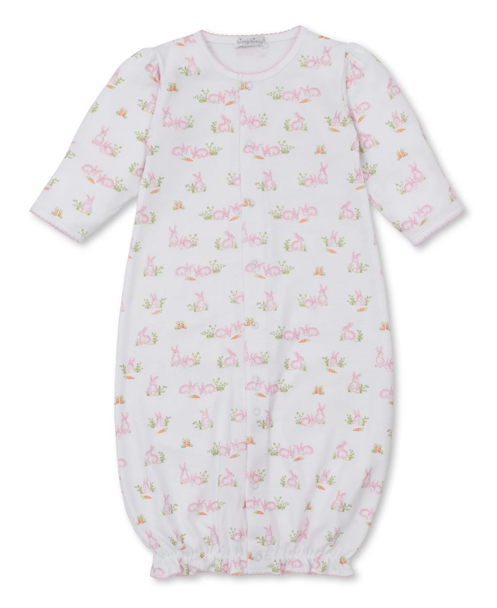 Baby Bunny Patch Pink Converter Gown