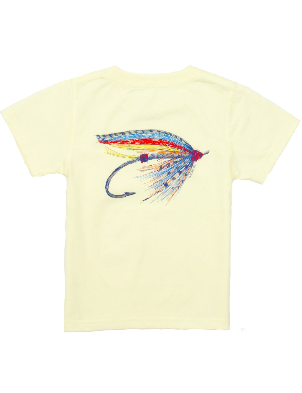 Boys Let it Fly Short Sleeve Tee in Light Yellow