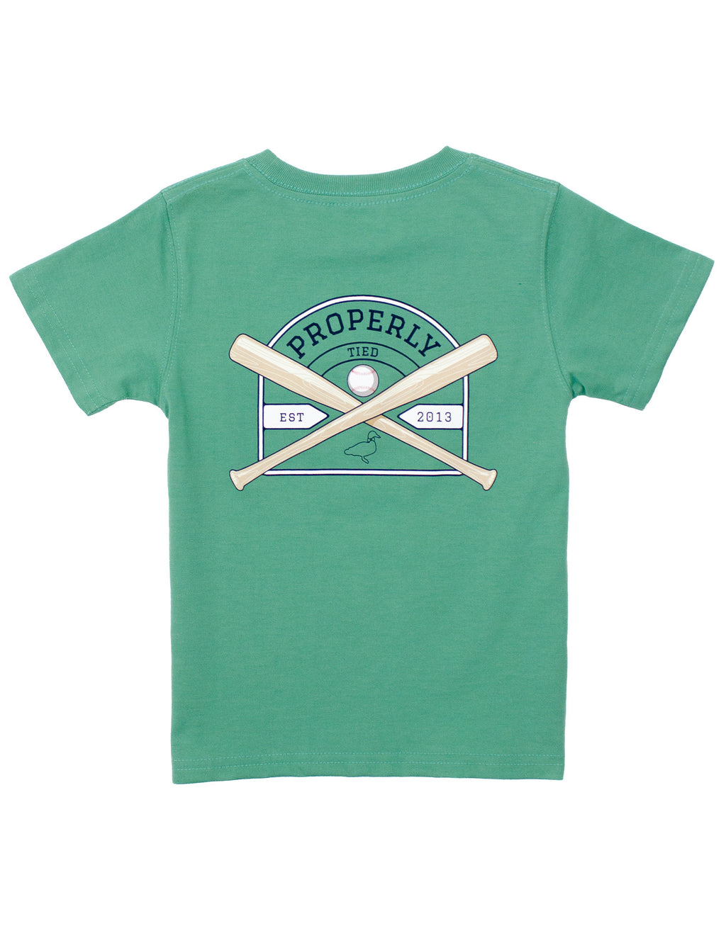 Boys Baseball Shield Short Sleeve Ivy