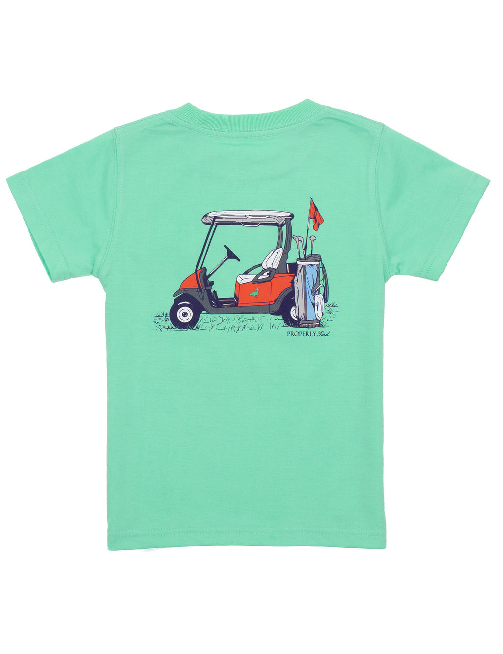 Boys Country Club Short Sleeve Tee in Wash Green