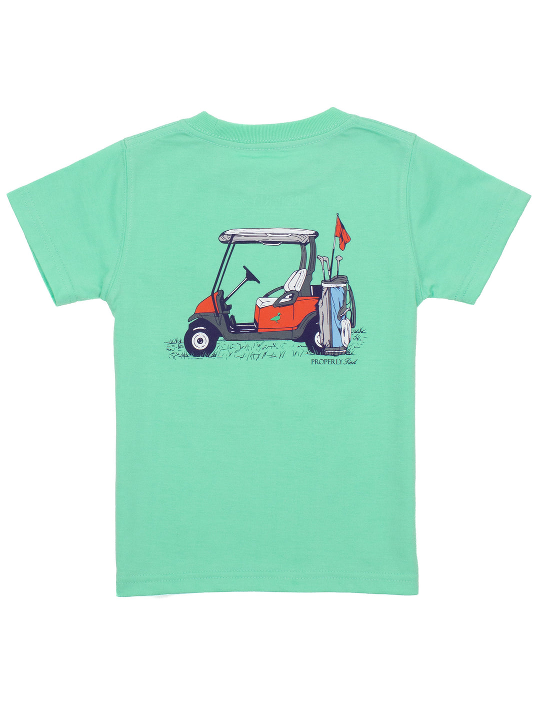 Boys Country Club Short Sleeve Tee in Wash Green