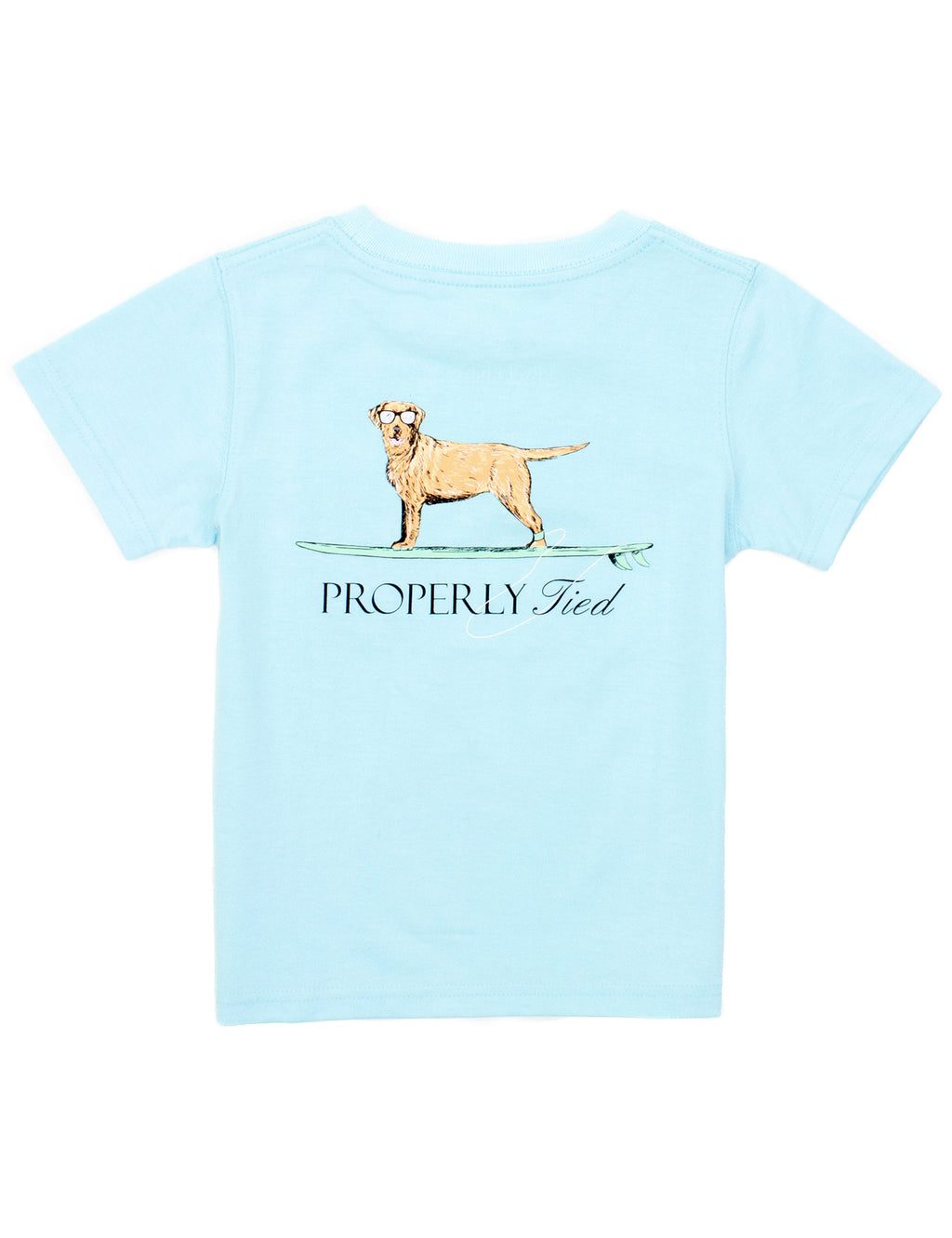 Boys Waverider Short Sleeve Tee in Powder Blue