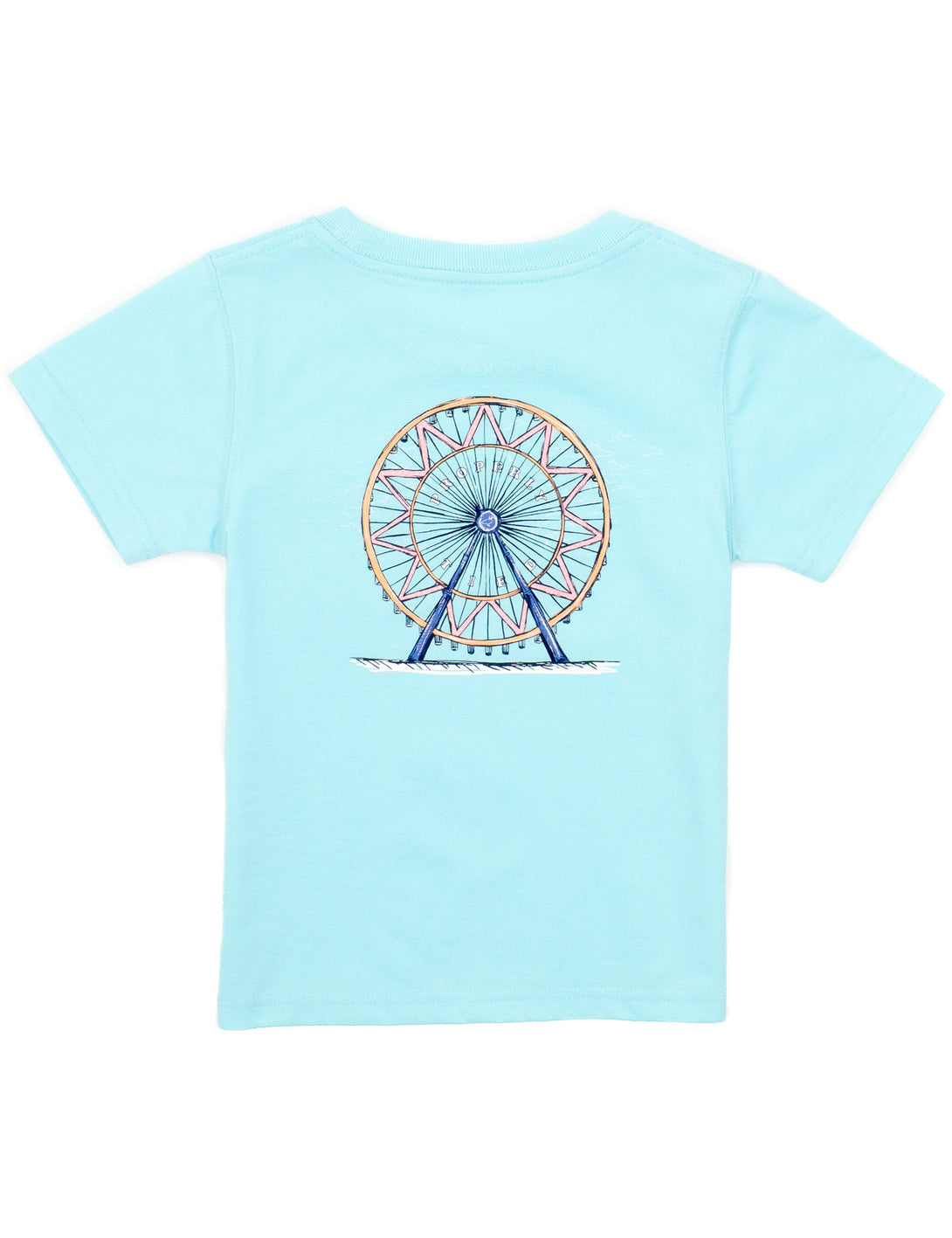 Girls Ferris Wheel Short Sleeve Tee in Artic