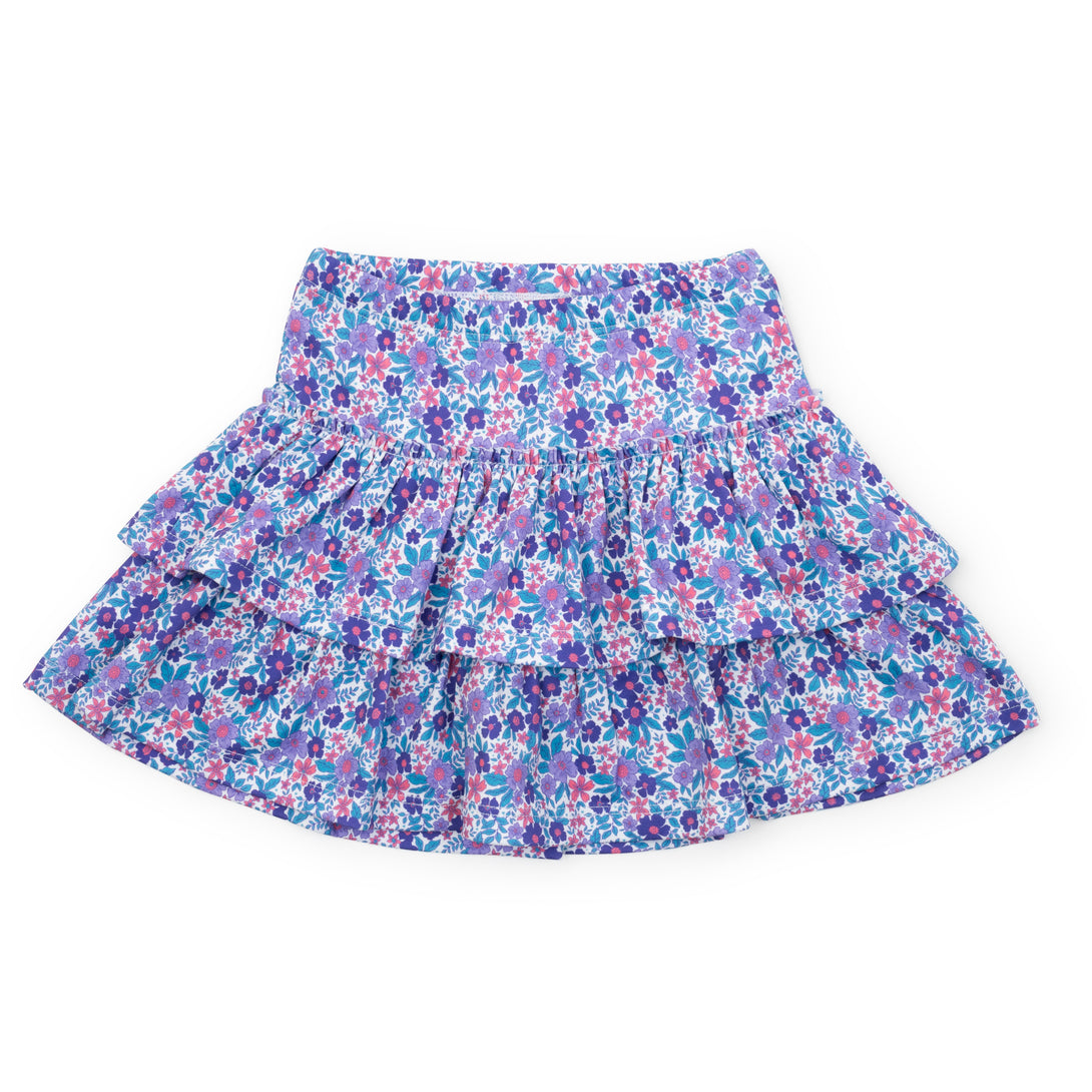 Maggie Skirt Blackberry Floral