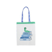 Library Bound Bag Palmetto Pearl Kiawah Kelly Green Gingham