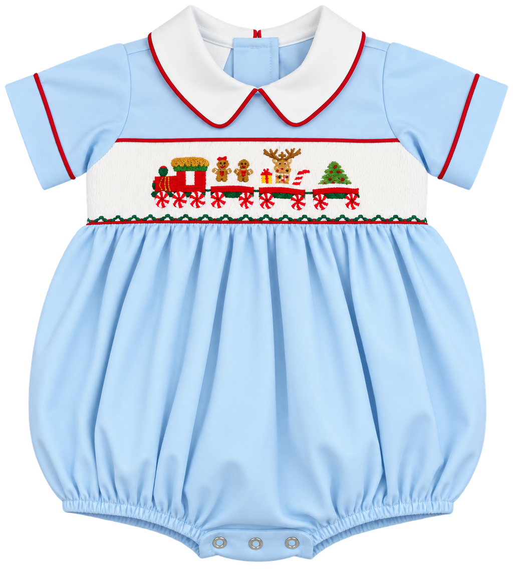 Train Smocked Bubble
