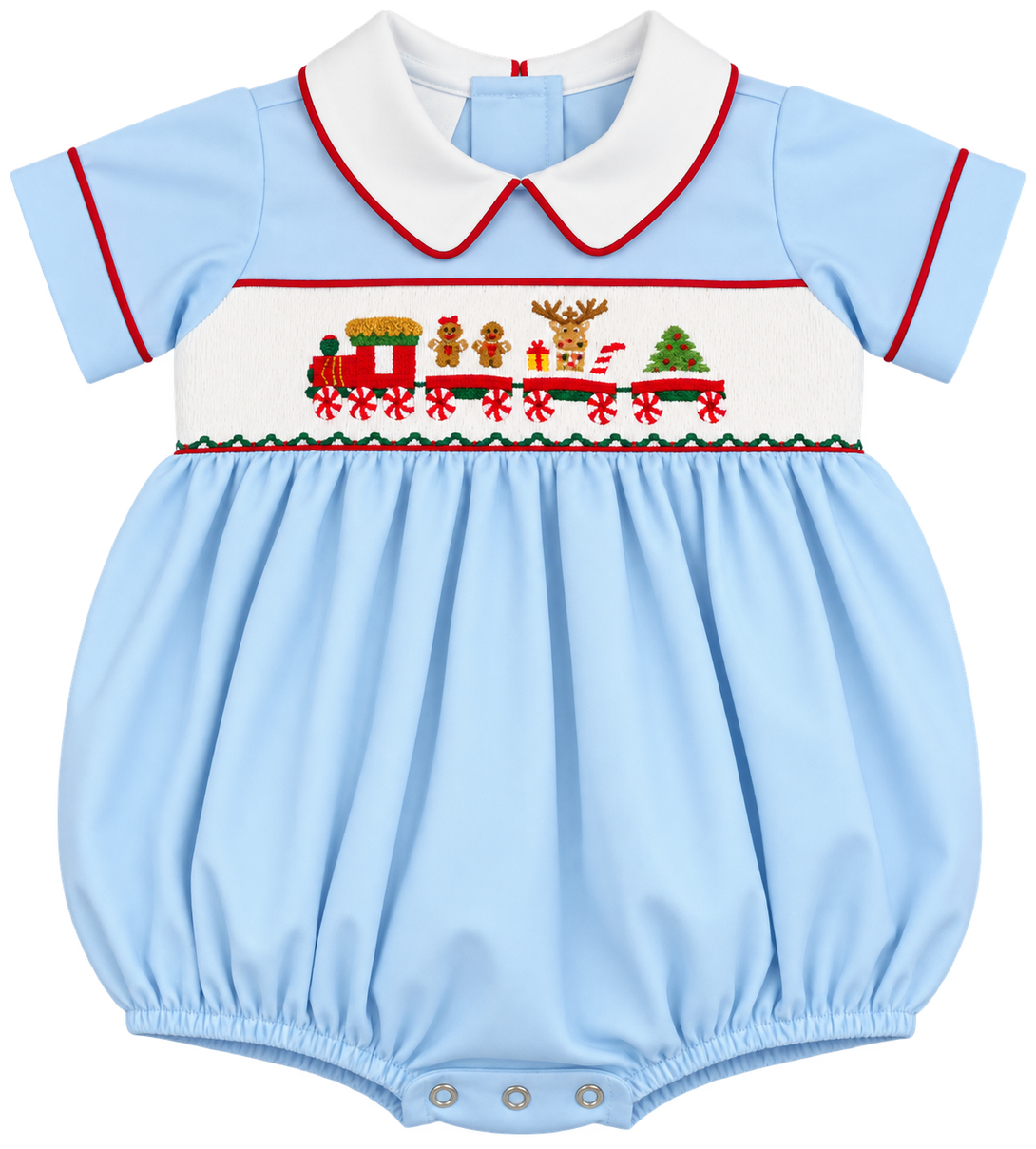 Train Smocked Bubble