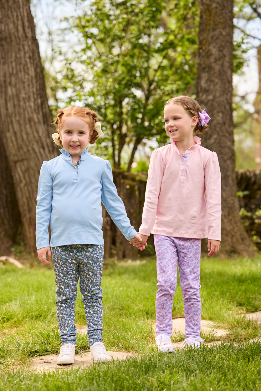 Long Sleeve Hastings Polo - Ashbrook Floral