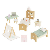 Wooden Doll House Children's Room