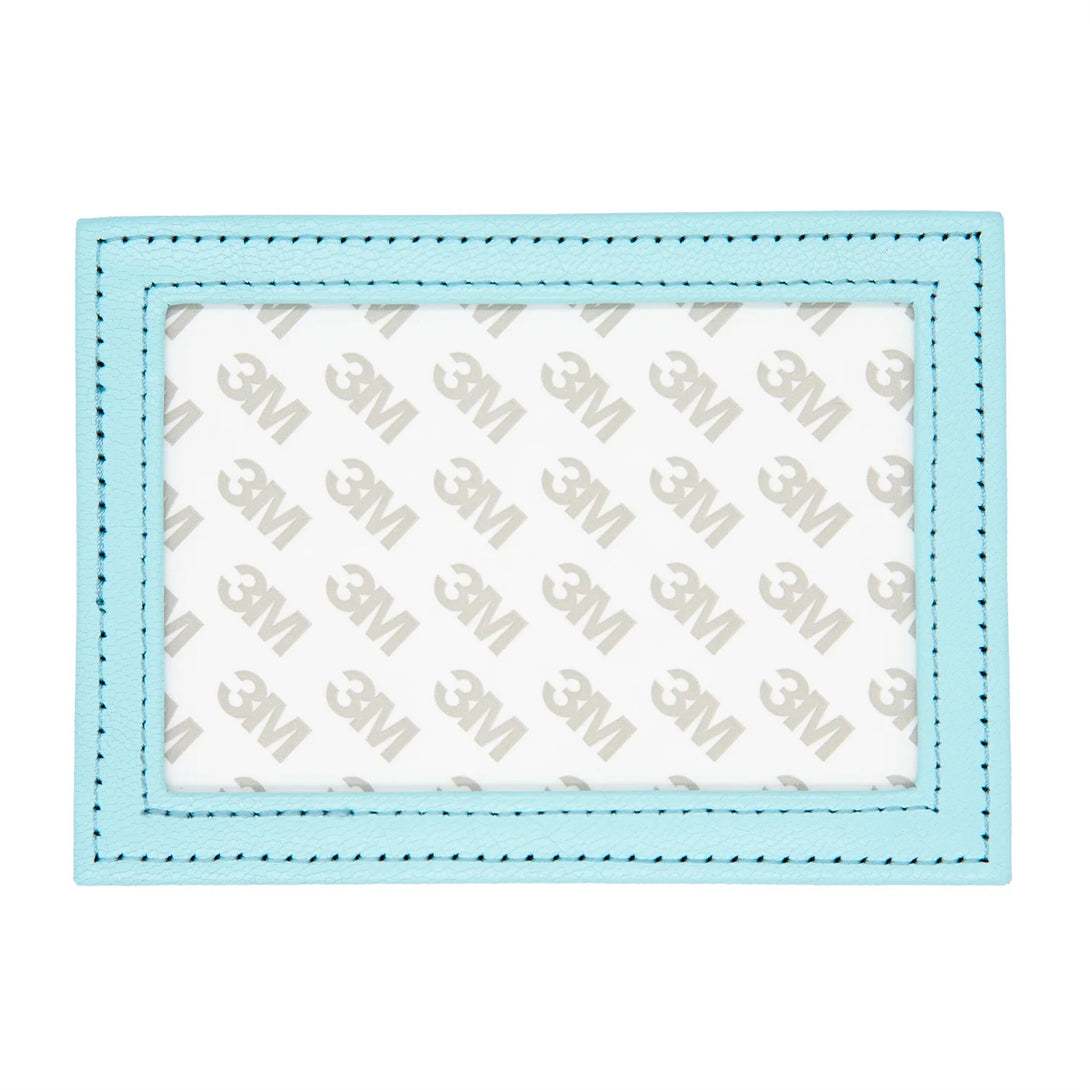 Leather Mini Sign Aqua