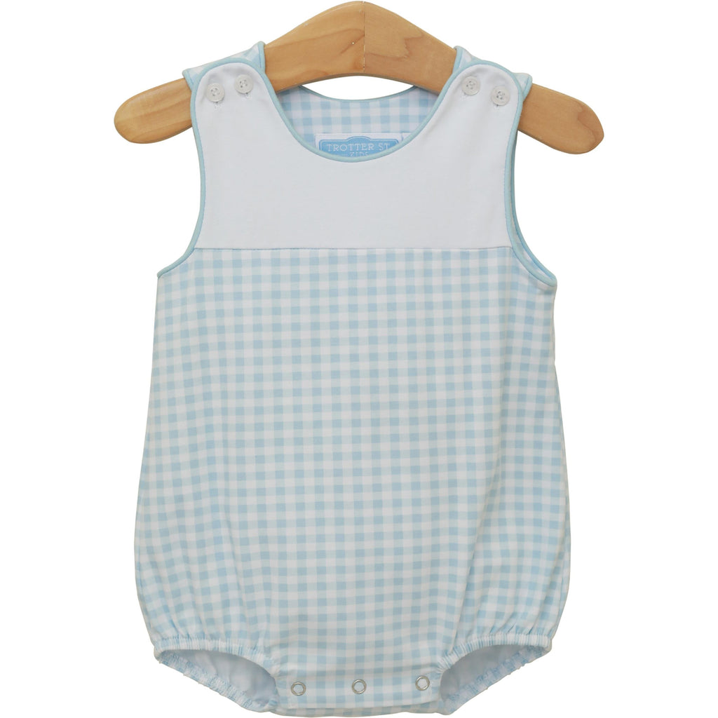 Madden Bubble in Light Blue Gingham PRE-ORDER