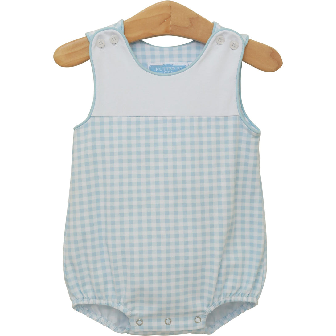 Madden Bubble in Light Blue Gingham PRE-ORDER