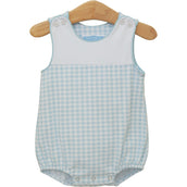 Madden Bubble in Light Blue Gingham PRE-ORDER