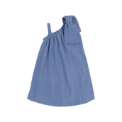 Maebelle Bow Dress Eyelet Park City Periwinkle