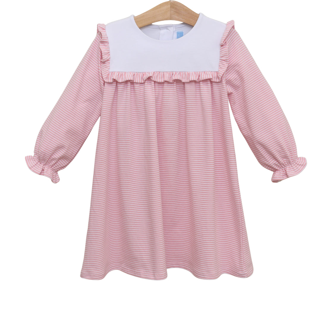 Marie Dress Light Pink Stripe PRE-ORDER