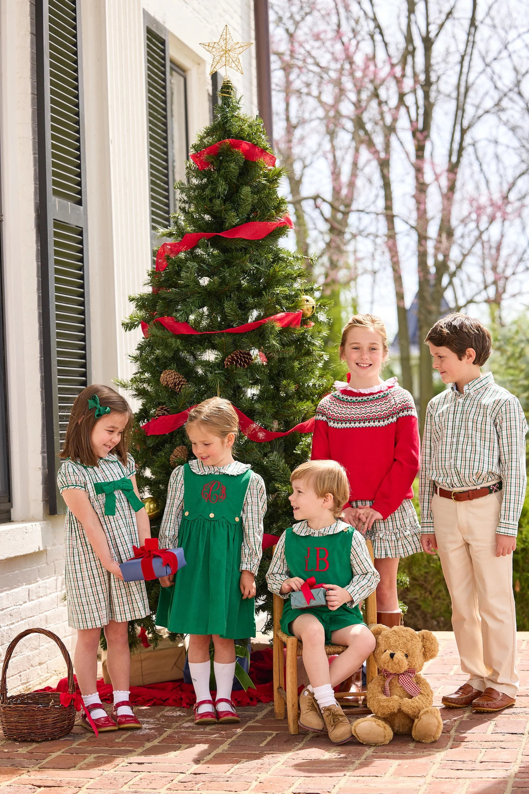 Peter Pan Shirt - Mistletoe Tartan