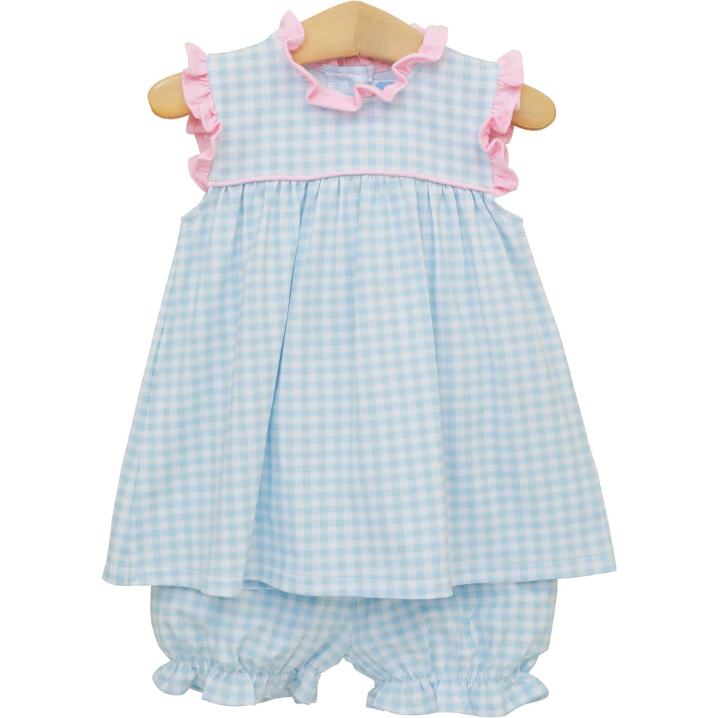 Meredith Bloomer Set in Light Blue Gingham PRE-ORDER