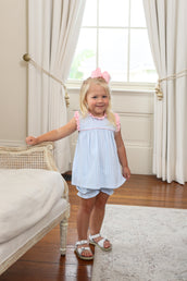 Meredith Bloomer Set in Light Blue Gingham PRE-ORDER