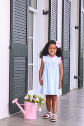 Meredith Dress in Light Blue Gingham PRE-ORDER