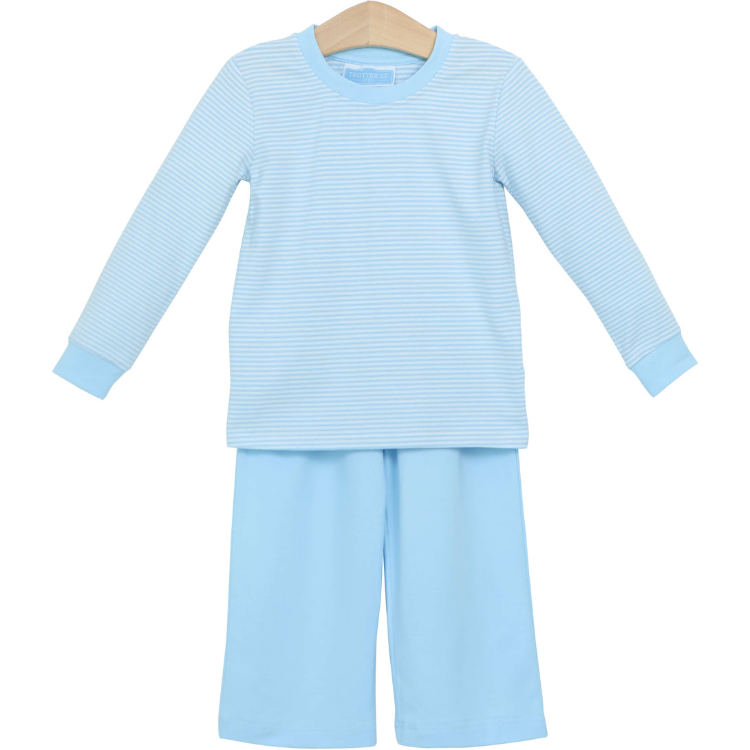 Miller Pants Set Light Blue Stripe