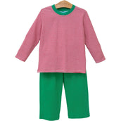 Miller Pants Set- Red Stripe/Green