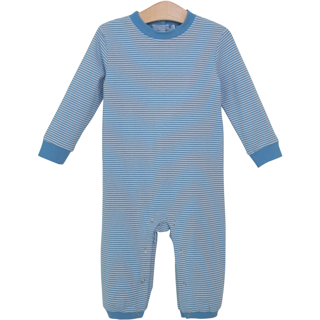 Miller Romper Cornflower Stripe