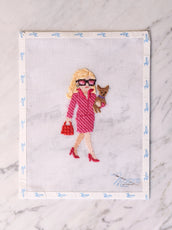 Elle Woods Needlepoint Canvas