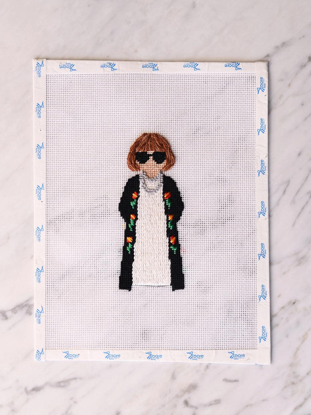 Anna Wintour Needlepoint Canvas