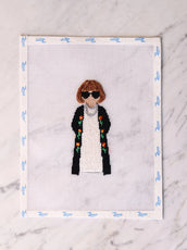 Anna Wintour Needlepoint Canvas