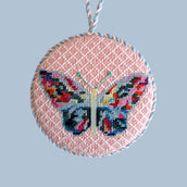 Art by Sara Kay Butterfly Needlepoint Canvas