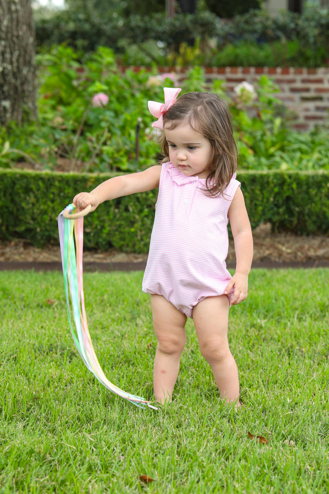 Nora Bubble in Light Pink Stripe PRE-ORDER
