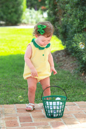 Nora Bubble in Yellow Stripe and Green PRE-ORDER