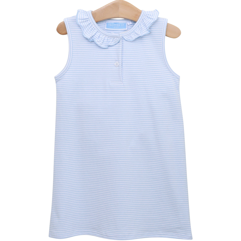 Nora Dress in Light Blue Stripe PRE-ORDER