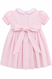 Rose Ruffle Smocked Waist Dress - Nutcracker