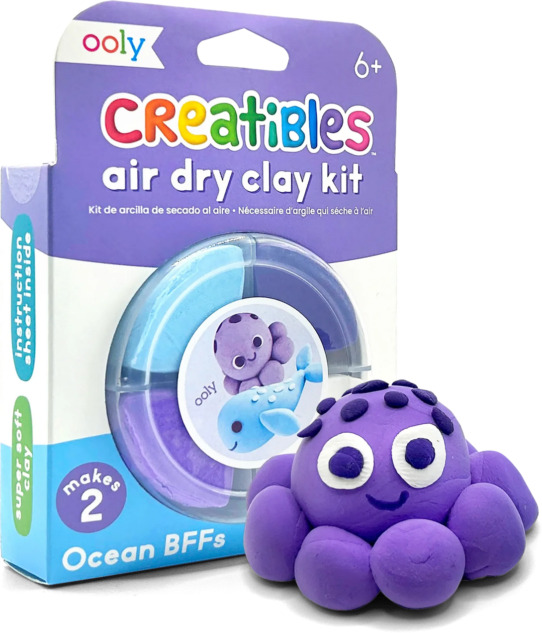 Creatibles Mini Air Dry Clay Kit - Ocean BFFs