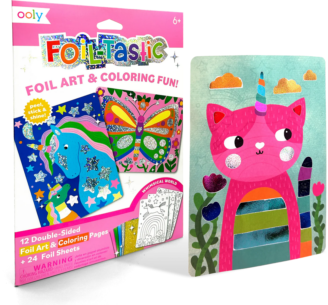 Foil-tastic Foil Art & Coloring Set - Whimsical World