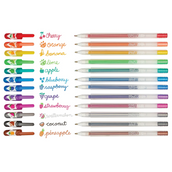 Yummy Yummy: Scented Glitter Gel Pens - Set of 12