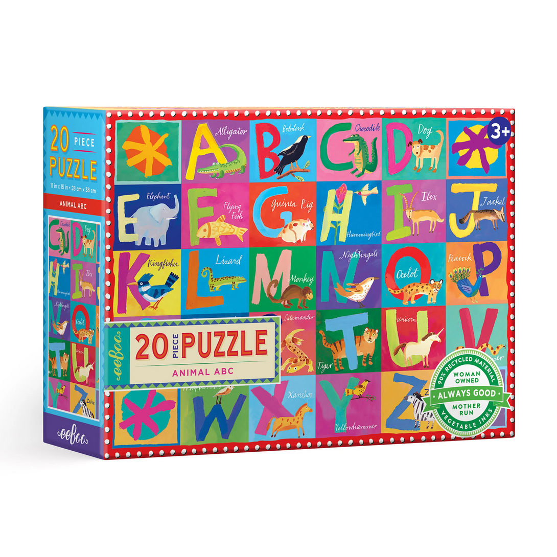 Animal ABC 20 Piece Jigsaw Puzzle