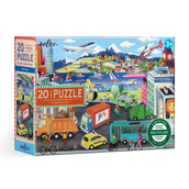 Vehicles 20 Piece Jigsaw Puzzle