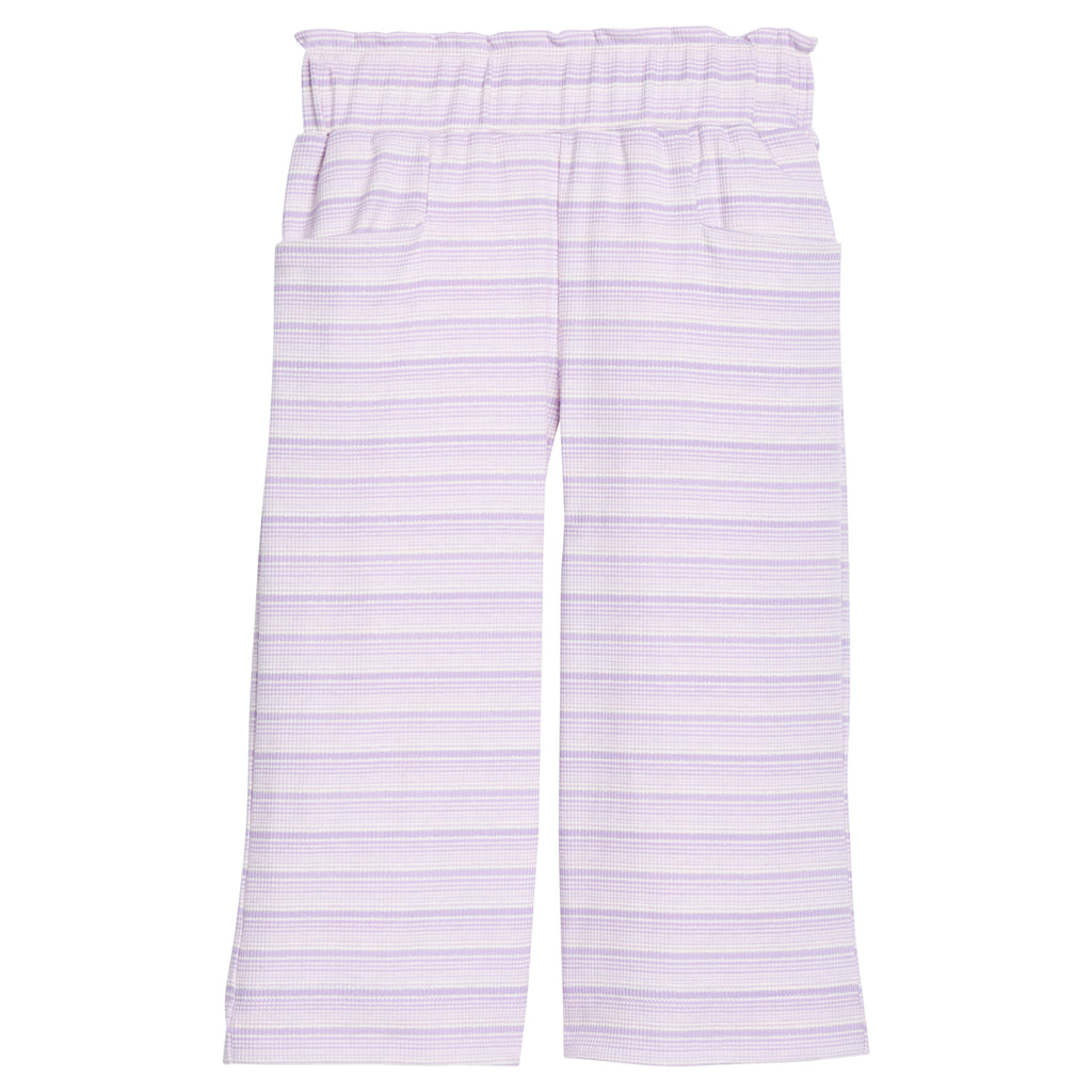 Palazzo Pants - Lavender Sparkle Stripe