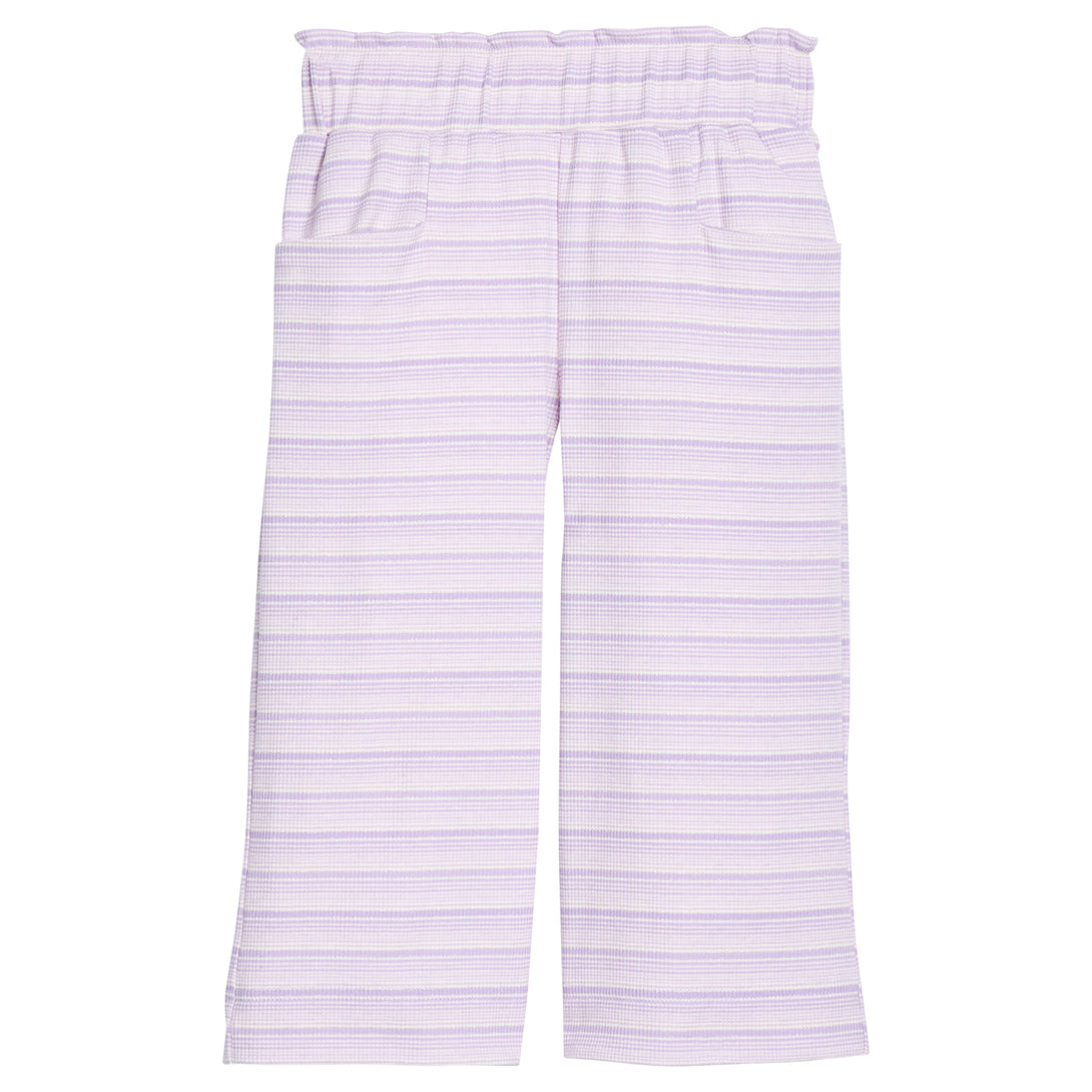 Palazzo Pants - Lavender Sparkle Stripe