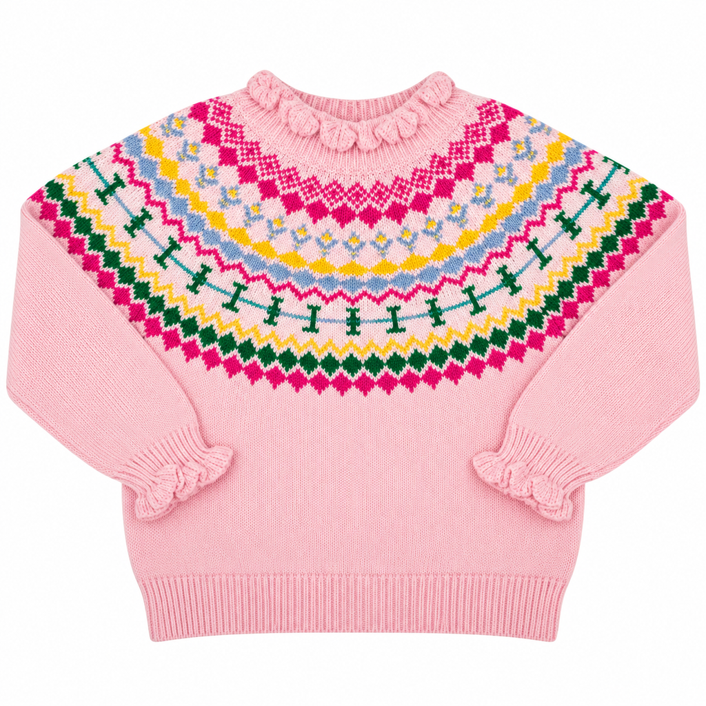 Cindy Ruffle Sweater - Mutlicolor